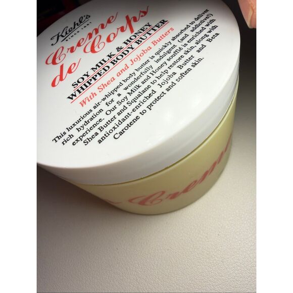 Kiehl's Since 1851 Creme de Corps Soy Milk & Honey Whipped Body Butter 8oz - Picture 2 of 5